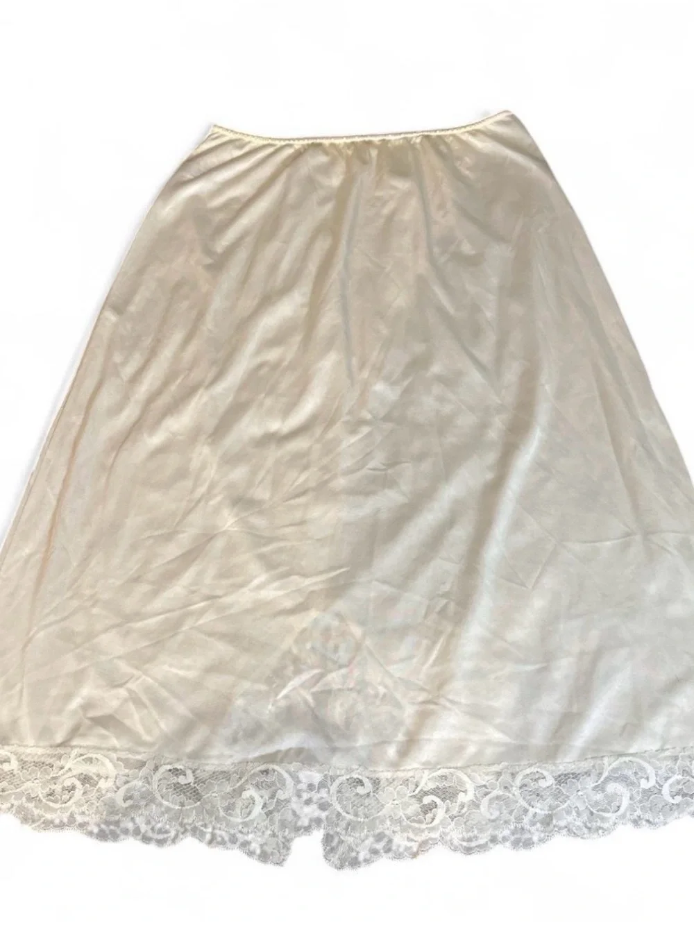 Vintage 70s/80s Nice ‘N Spicy White Slip Skirt